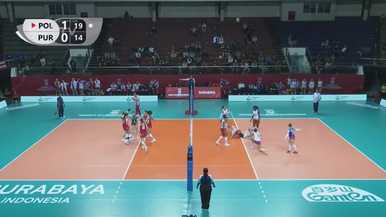 US Sports Volleyball Feat. Poland 🇵🇱 vs. Puerto Rico 🇵🇷 - Womens U21 World Championships