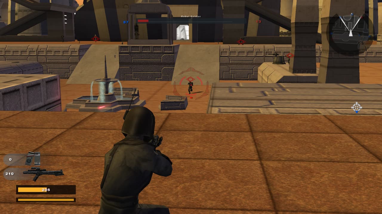 SWBF2 2005: Instant Action Conquest Bespin Empire Gameplay