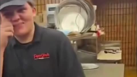 This why the cashier nearly died of laughter...