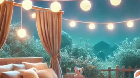 Stars Above the Meadow ✨ | Gentle Lullaby Short for Kids
