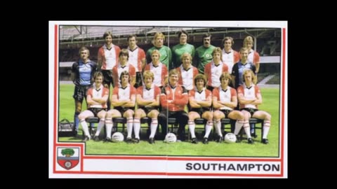 STICKERS PANINI ENGLISH CHAMPIONSHIP 1981 ALL TEAMS