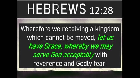 What is That Which Cannot Be Shaken? Hebrews 12:26