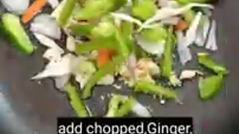 Chowmin recipe