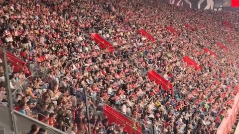 Barca away fans chanting 'Nico is Culer' during Athletic Bilbao clash