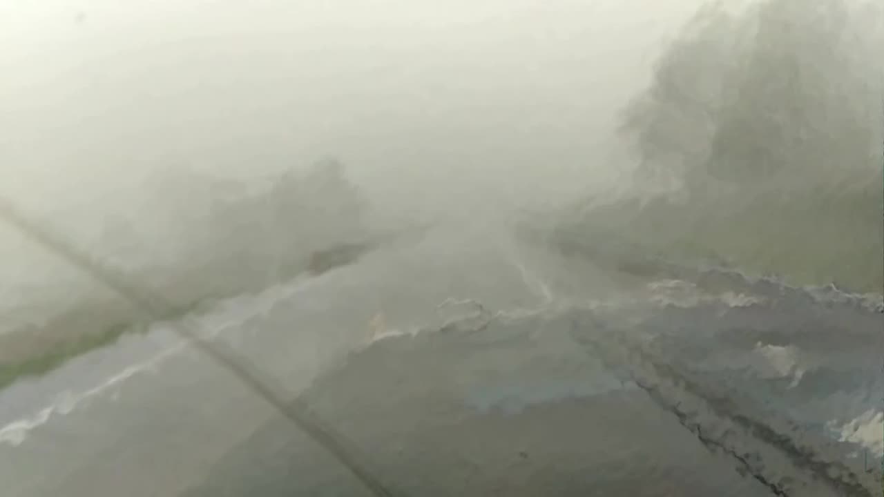 Driving through Tornado