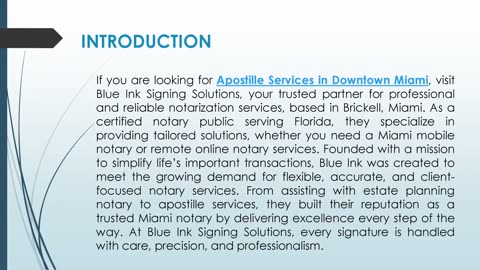 If you are looking for Apostille Services in Downtown Miami
