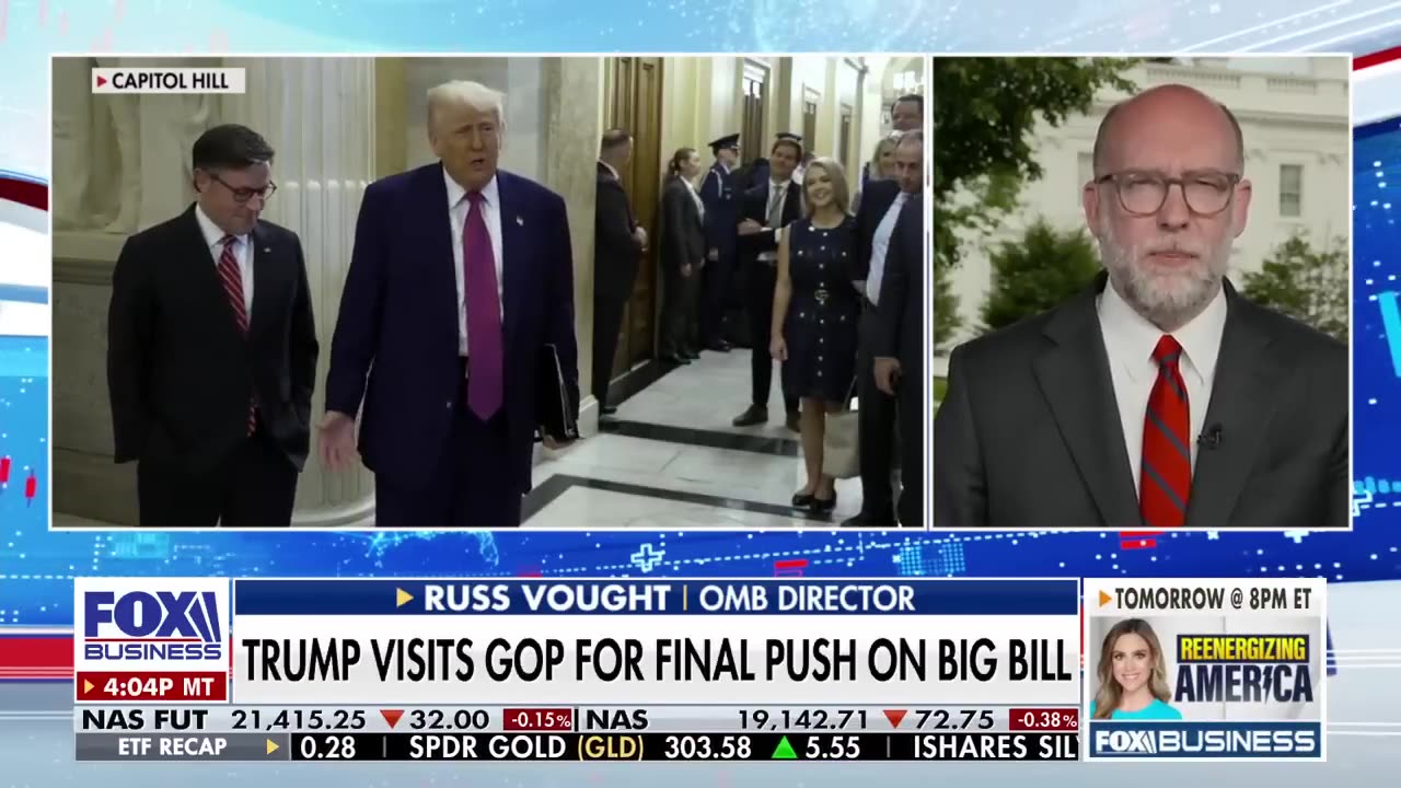 Russ Vought ‘very optimistic’ Trump’s ‘big, beautiful bill’ passes
