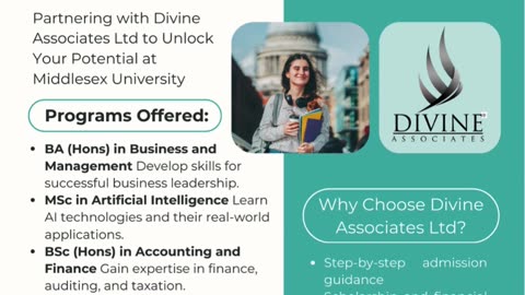 Unlock Your Future with Middlesex & Divine Associates Ltd