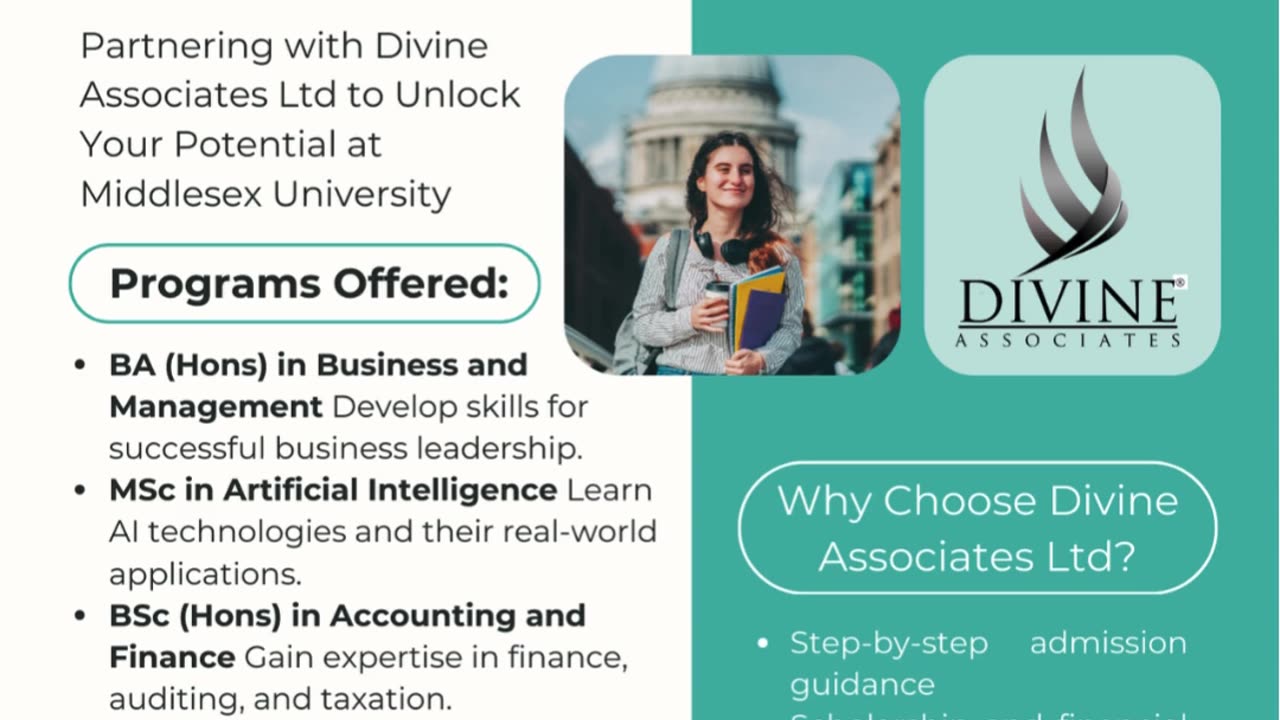 Unlock Your Future with Middlesex & Divine Associates Ltd