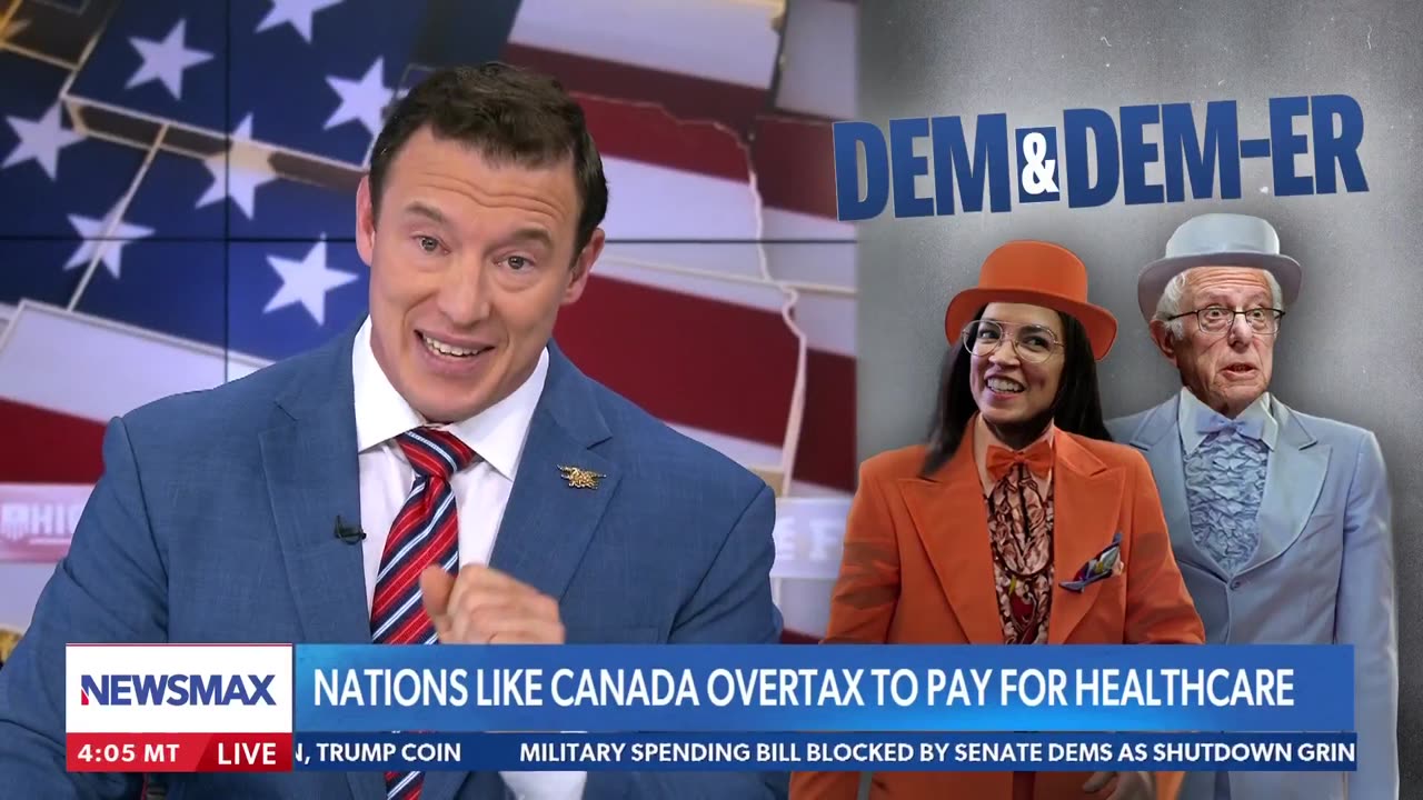 📌 Carl Higbie counters the arguments of universal free healthcare