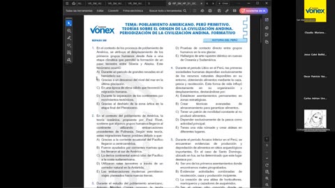 VONEX REPASO 2025 | Semana 01 | H. del Perú S2