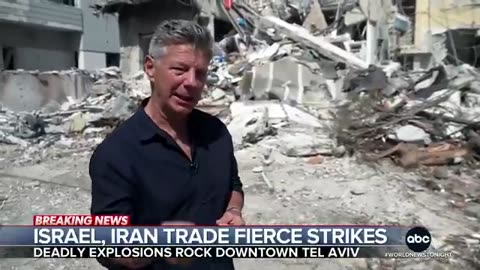 Israel targeted Iranian State TV headquarters during a live broadcast in Tehran