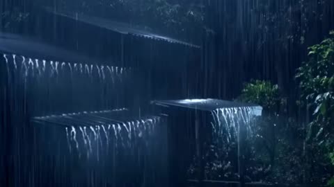 Fall Asleep FAST in Minutes with Heavy Rain Sounds – Instant Deep Sleep