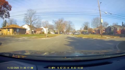 Random Driving in Dearborn And Dearborn Heights, Michigan, November 22, 2025