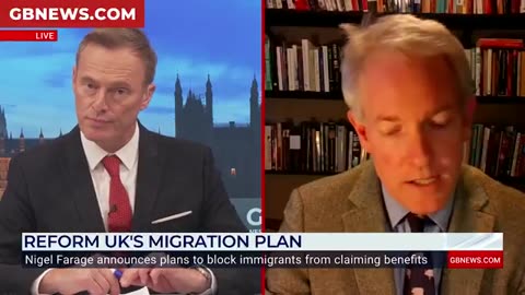 Danny Kruger, Reform UK MP for East Wiltshire defends Reform's recently announced visa plans