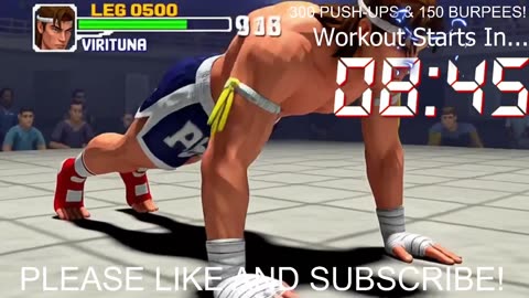 Everyday 300 push ups and 150 Burpees!
