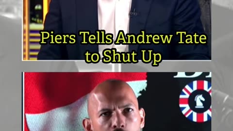 Piers Tells Andrew Tate to Shut Up