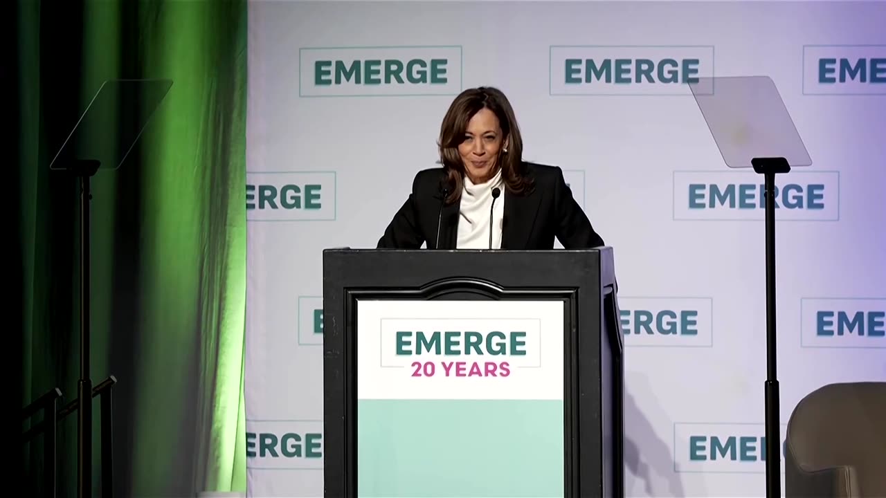 Harris slams Trump in first big speech since inauguration