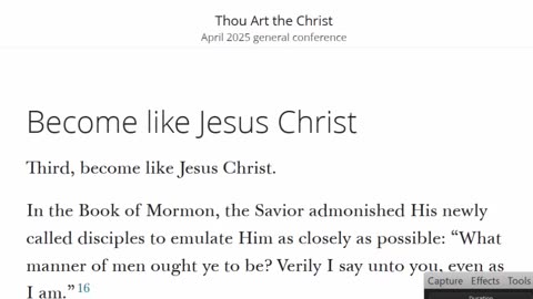 3 Key Steps - Believe In Christ - Come Into His Church - Become LIke Christ - 5-25-25