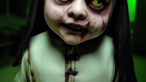 😱👻 Isn't This Baby Nun the Cutest? Until You Realize What's Wrong... #Cursed #Scary | TheHauntingHou