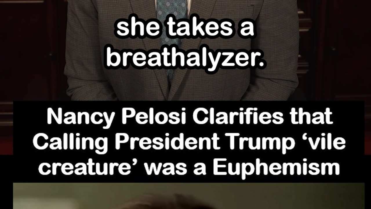 Nancy Pelosi Doubles Down on Trump “Vile Creature” Comment in CNN Interview