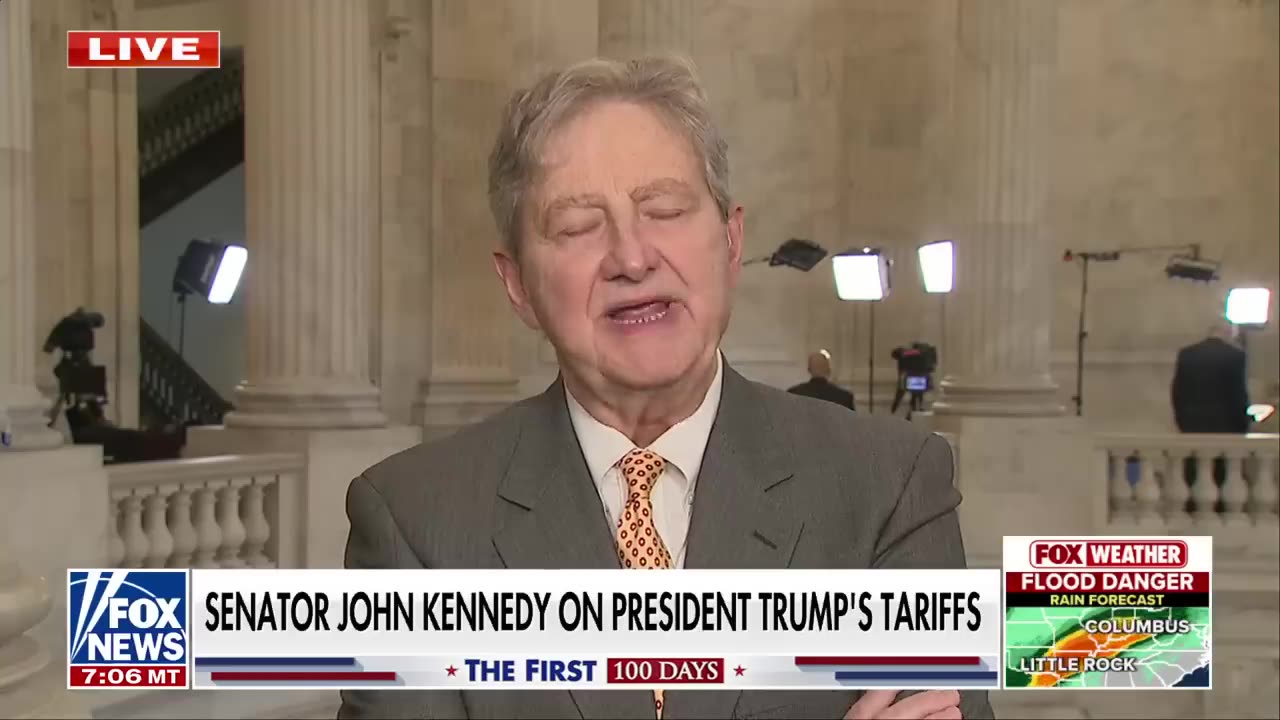 Sen. Kennedy reveals how long it will take to know if Trump's tariffs are working