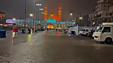 🌙✨ A Glimpse into the Sacred Night of Karbala Moalla