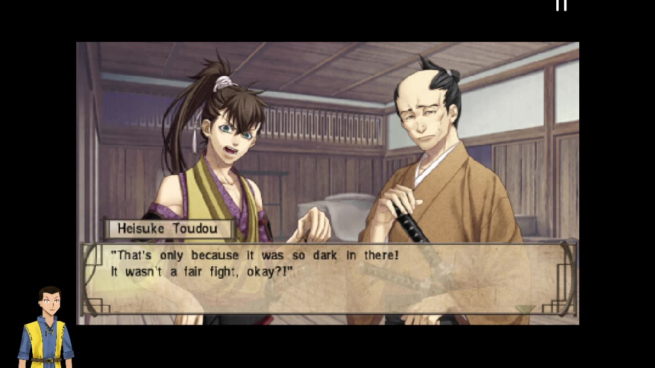 Hakuoki Demond of The Fleeting Blossom PSP (RetroArch) day 5