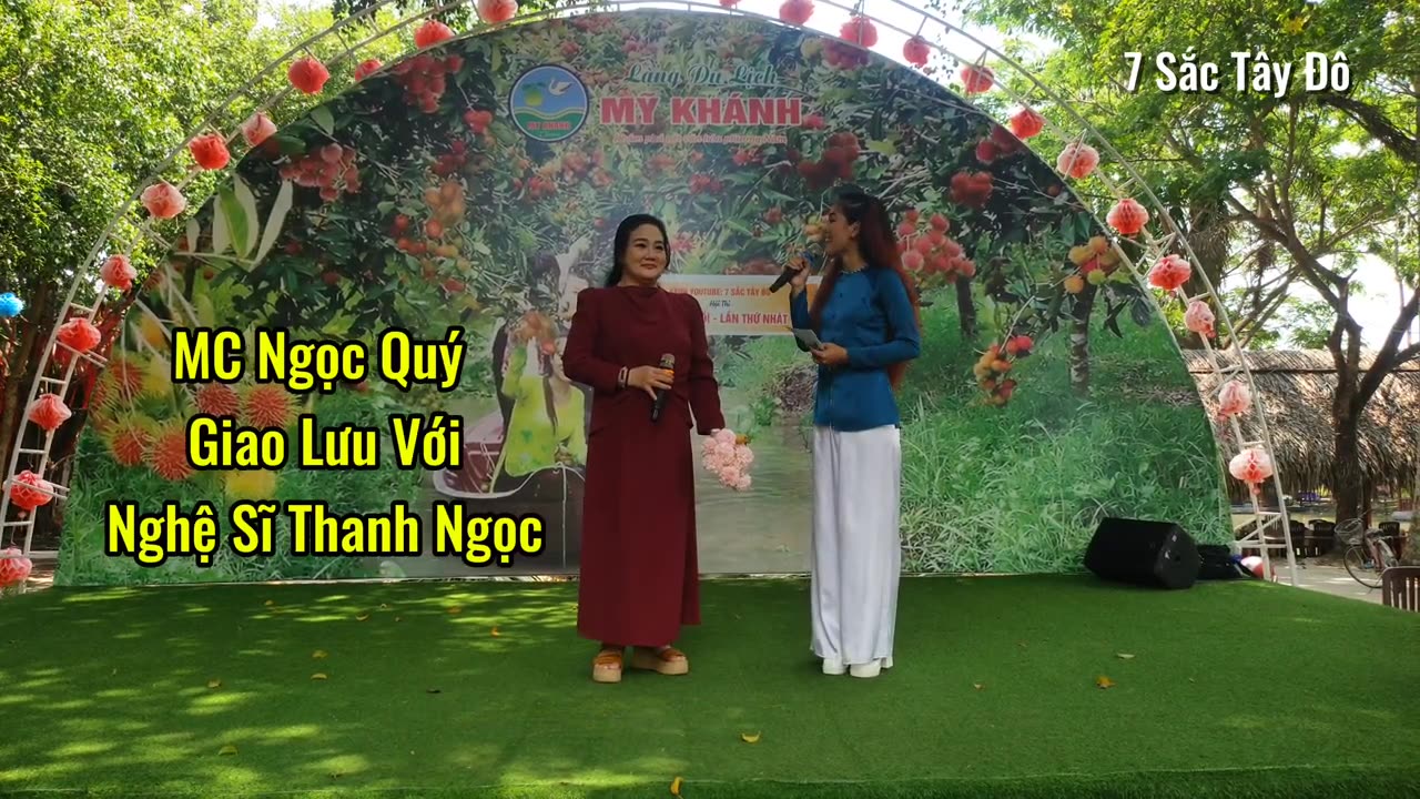 MC Ngọc Quý Giao Lưu Với Nghệ Sĩ Thanh Ngọc Ngày 13-04