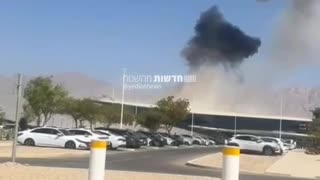 Suspected drone crash at Ramon Airport in Eilat