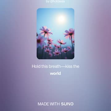 ❤️ Hold this breath, kiss the world ❤️