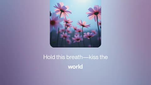 ❤️ Hold this breath, kiss the world ❤️