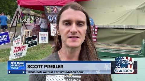 Scott Presler shares a message with the Trump administration on Bannon's War Room