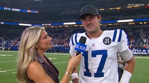 September 14, 2025 - Indianapolis Colts QB Daniel Jones as Team Hits 2-0