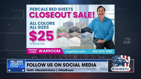 “Most Comfortable Sheets You’ll Ever Sleep On” Mike Lindell On Sheet Special For The WarRoom Posse