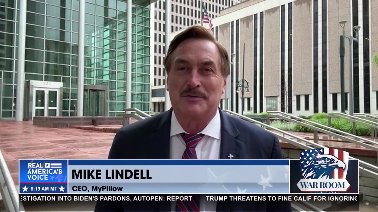 MIKE LINDELL REPORTING ON DAY ONE OF TRIAL