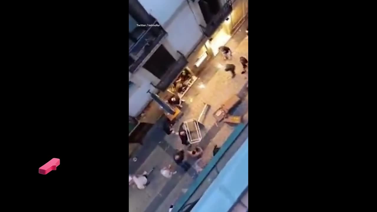 Clashes break out between 'Spurs and Man Utd fans' in San Sebastian