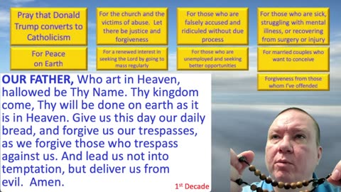 Mary's Daily Live Holy Rosary Prayer at 8:00 p.m. EDT 05/13/2025