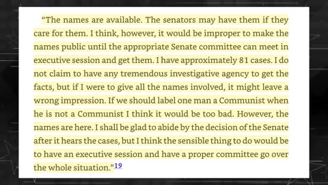 McCarthy was right and History has lied about him
