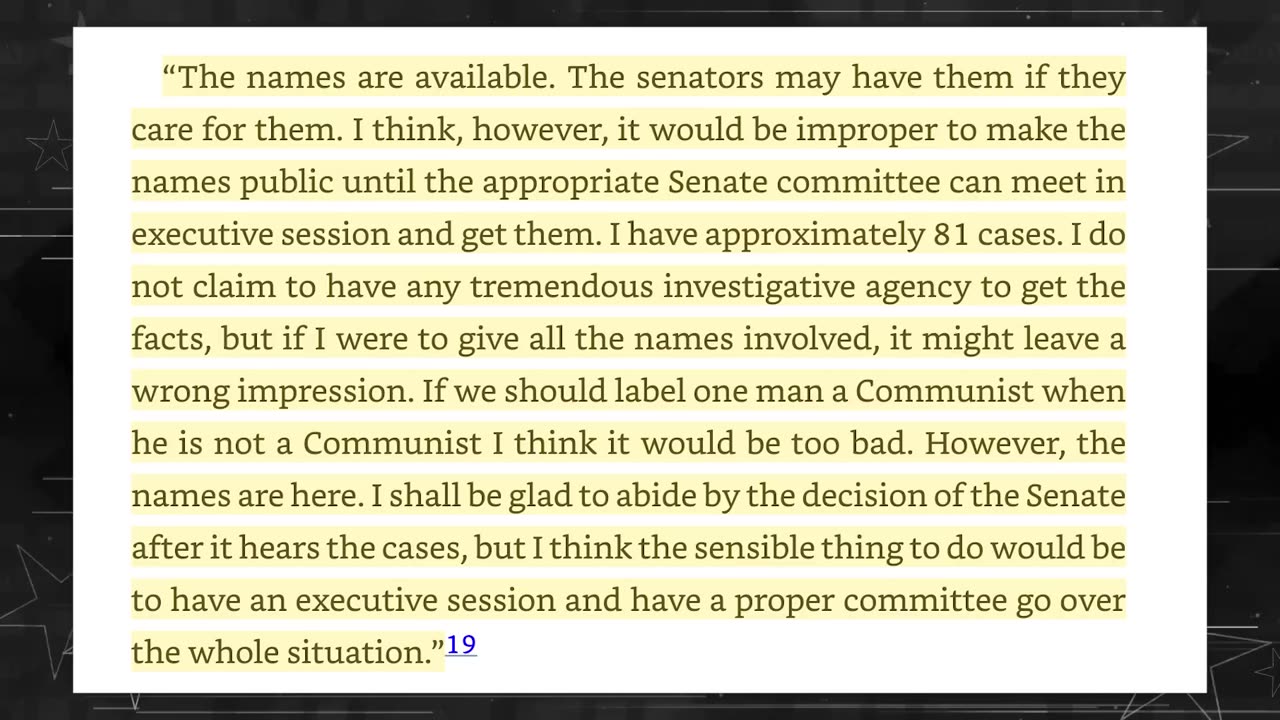 McCarthy was right and History has lied about him