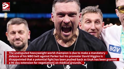 Joseph Parker's promoter questions Oleksandr Usyk's desire for heavyweight title fight