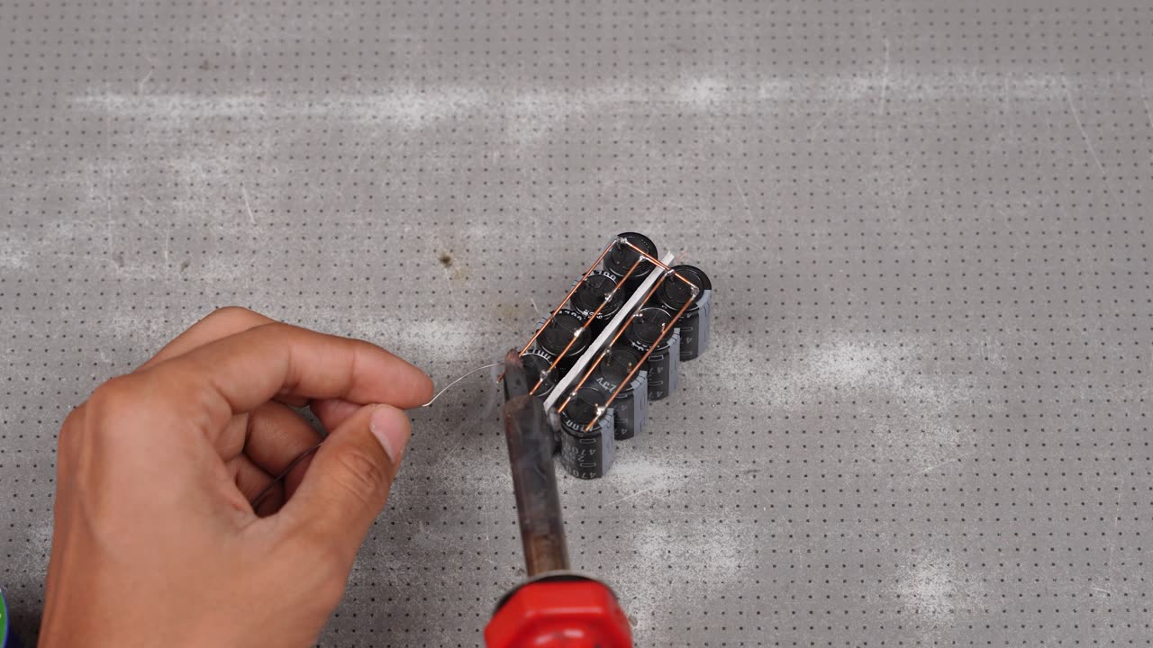 You won't believe welding can only be done with capacitors