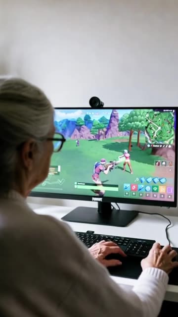 Grandma Tries First-Person Gaming