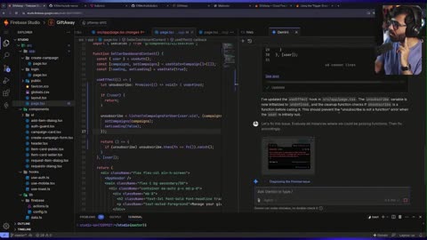 AI Assisted Coding - NextJS, GiveAway, Gemini Code Assist, Firebase Studio
