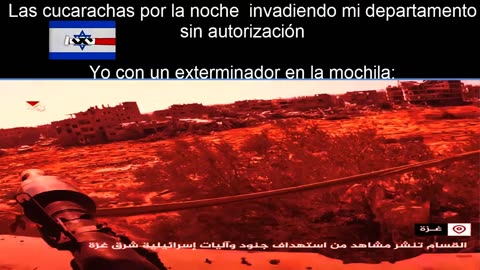 El Ejército cucaracha de Israel #freepalestine