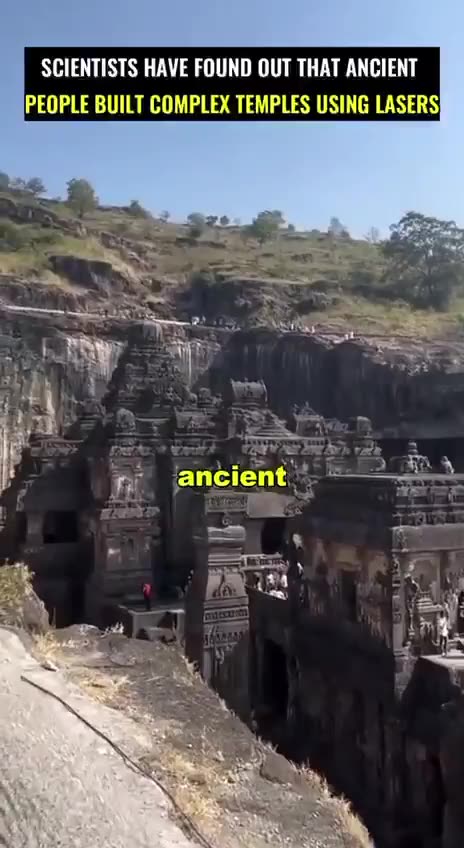 LASERS WERE USED, NOT CHISELS