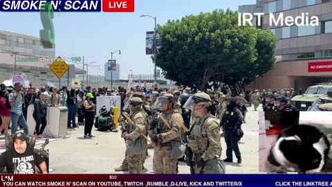 LIVE ICE PROTEST DAY #3 ON SUNDAY IN DTLA #PROTEST #LA #DTLA #POLICE