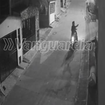 Cámaras grabaron a sicario atentando contra un hombre en Piedecuesta