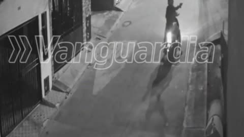 Cámaras grabaron a sicario atentando contra un hombre en Piedecuesta