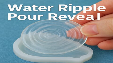 🌊 Water Ripple Heart Reveal | Mesmerizing Resin Art by Carrie’s Crafts 💖